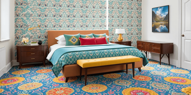 Featured image of post Why Vibrant Patterned Carpets Are a Must-Have for Your Bedroom